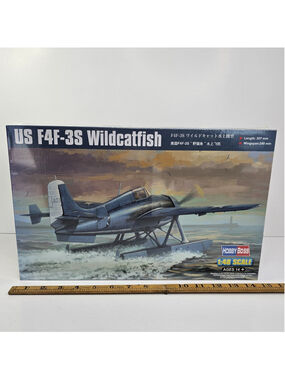 SEALED Hobby Boss 81729 1:48 Grumman US F4F-3S Wildcatfish Military Plane Kit